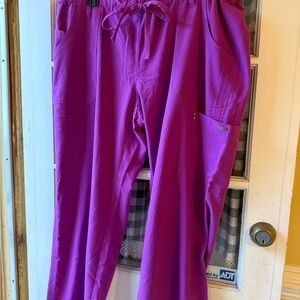 Koi sapphire XL PETITE Vibrant Purple Drawstring Pants